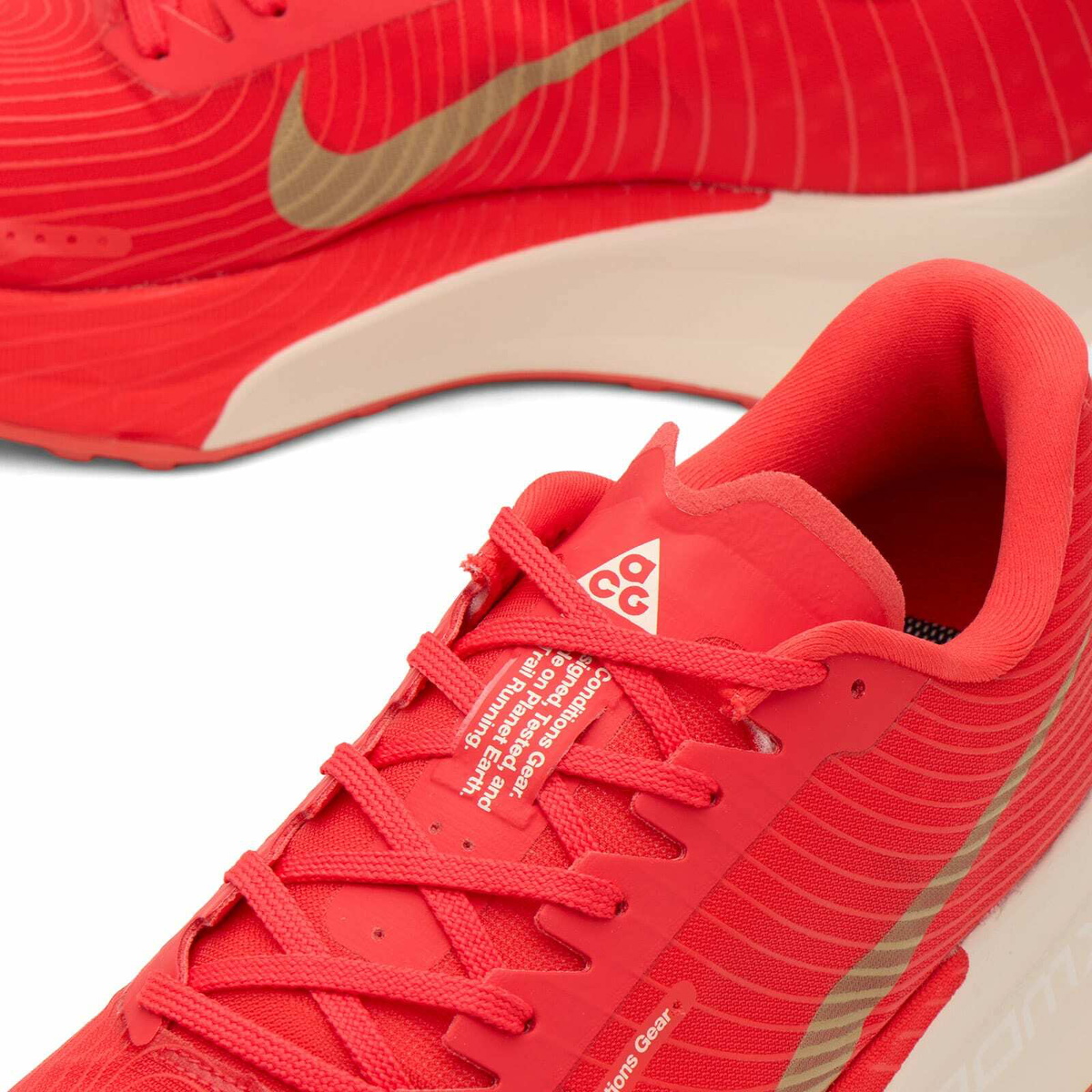 Nike Men's ACG Ultrafly 2 Sneaker in Light Crimson/Pure Platinum/Summit White