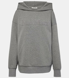 'S Max Mara Logo cotton-blend jersey hoodie