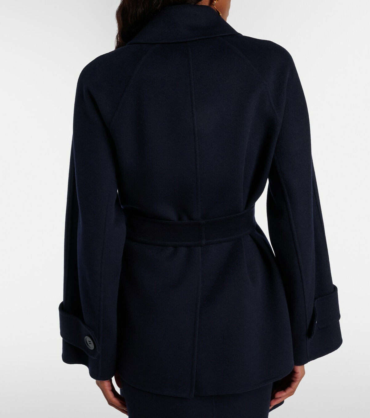 'S Max Mara Louise belted double-breasted virgin wool jacket
