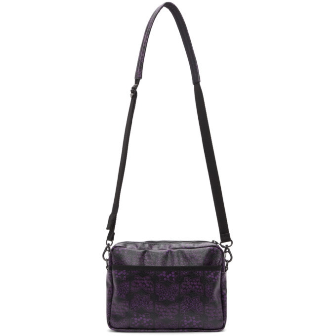 Photo: Needles Black and Purple PVC Papillon Bag
