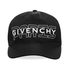 Givenchy Paris Logo Curves Peak Cap