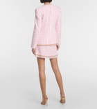 Rebecca Vallance Gabrielle checked tweed jacket