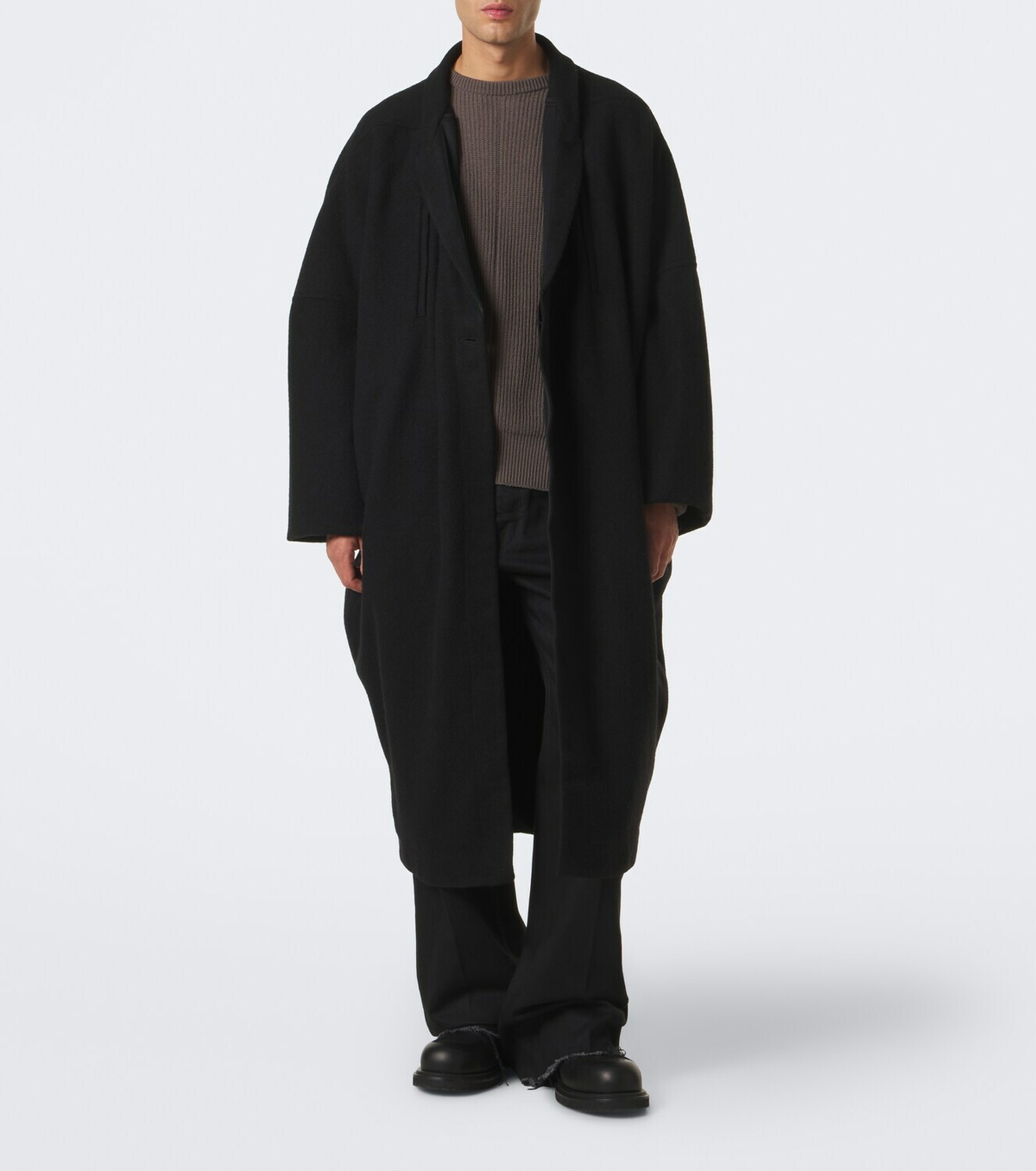 Rick Owens Poiret virgin wool coat