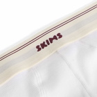 SKIMS Men's Classic Cotton Rib Brief in Chalk
