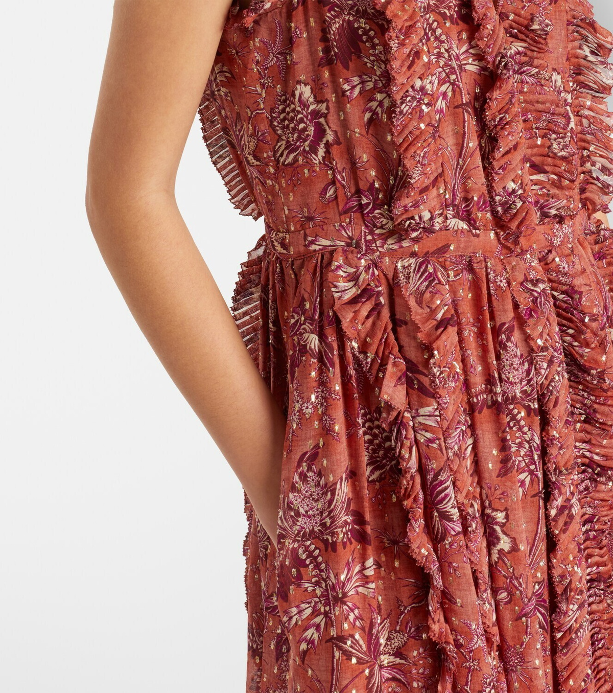 Ulla Johnson Aida ruffled silk-blend chiffon maxi dress