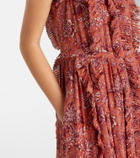Ulla Johnson Aida ruffled silk-blend chiffon maxi dress
