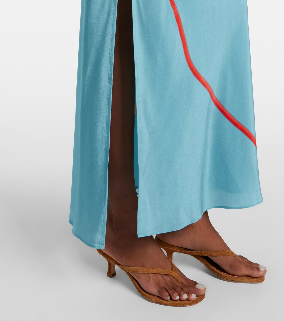 SIR Amelie floral silk crêpe maxi dress
