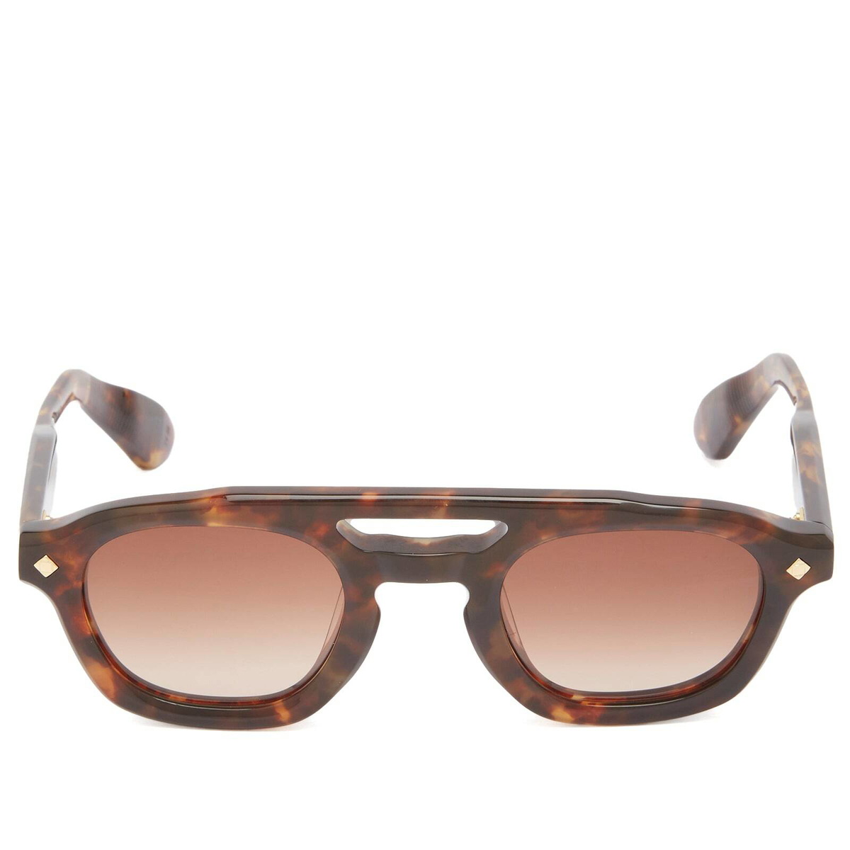 Lunetterie Générale Piece de Resistance Sunglasses in Tortoise/24K Gold 