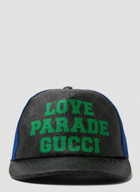 Love Parade Trucker Cap in Black
