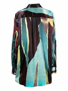 Christopher John Rogers Multicolour Wheatpaste Satin Shirt