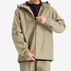 Snow Peak Men's Light Mountain Cloth Zip Up Parka Jacket in Beige