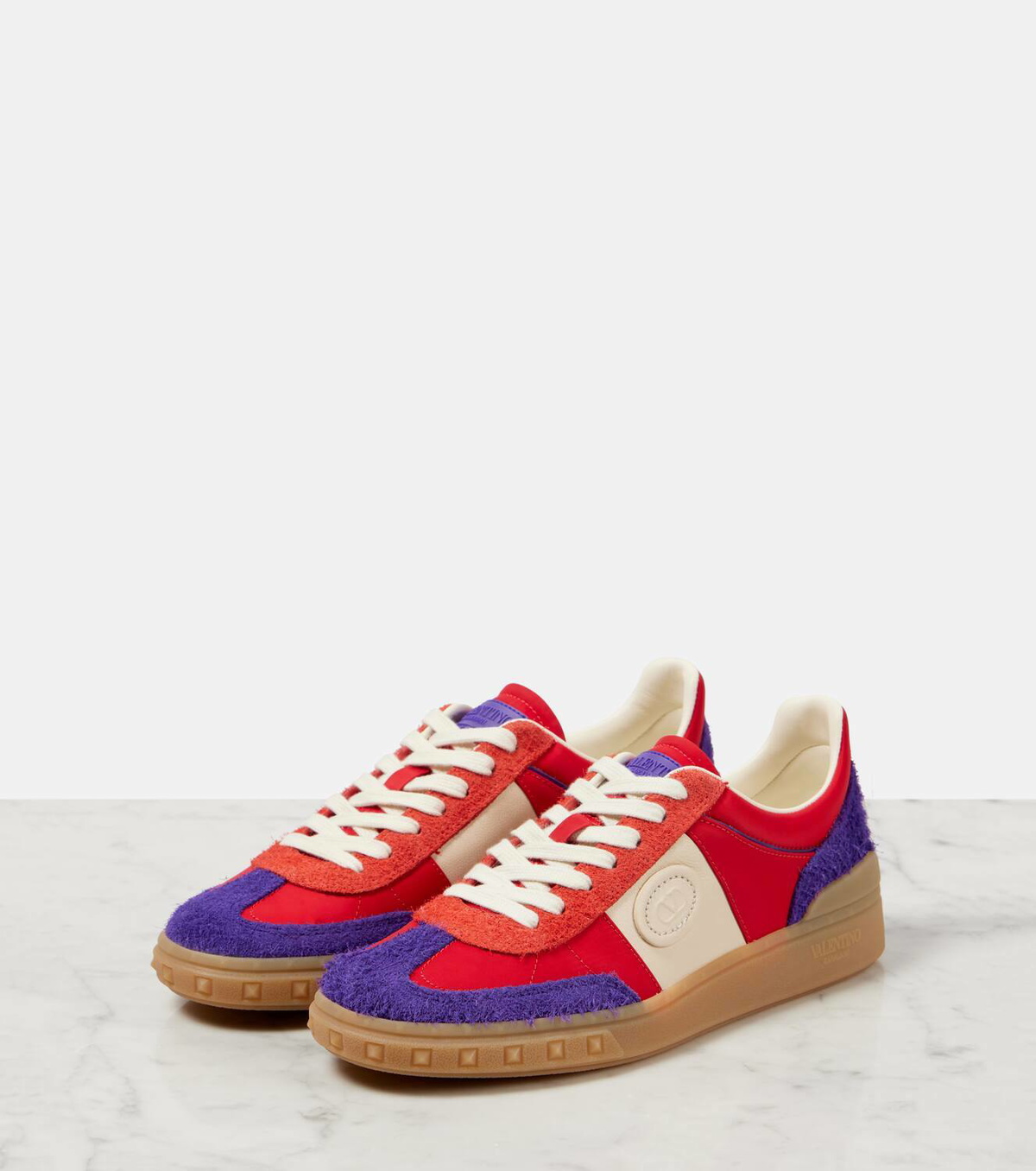 スニーカー Valentino Garavani Suede And Fabric Upvillage Sneakers Valentino Garavani Upvillage suede sneakers Valentino Garavani