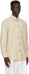 Jil Sander Yellow Button Shirt