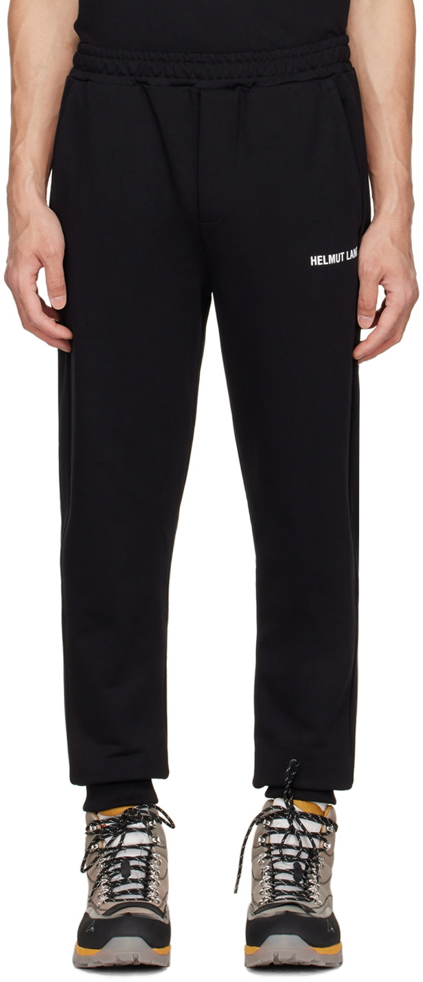 Helmut Lang Black Cotton Lounge Pants Helmut Lang