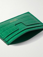 TOM FORD - Croc-Effect Leather Cardholder