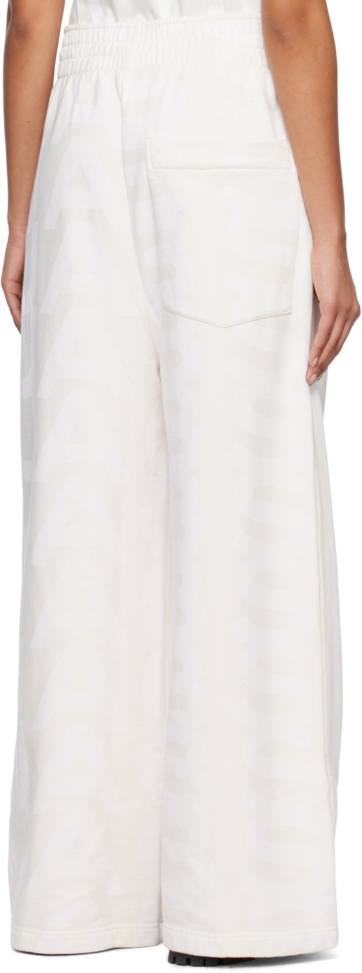 Marc Jacobs White 'The Monogram' Lounge Pants