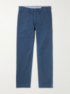 Polo Ralph Lauren - Bedford Straight-Leg Cotton-Blend Twill Trousers - Blue