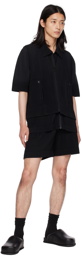 Homme Plissé Issey Miyake Black Flip Shirt