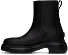 Wooyoungmi Black Leather Chelsea Boots