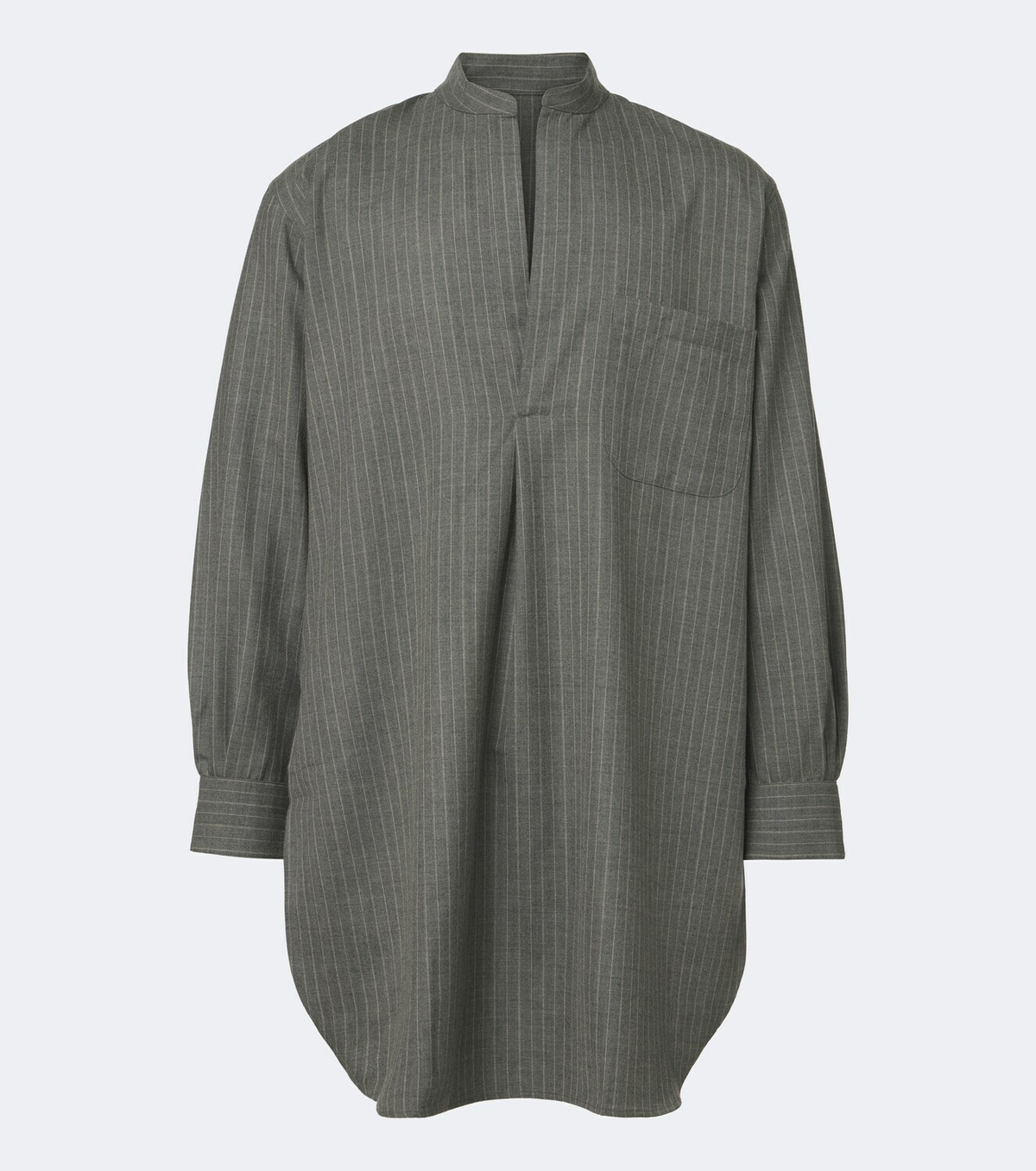 Stòffa Chalk stripe wool shirt