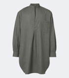 Stòffa Chalk stripe wool shirt