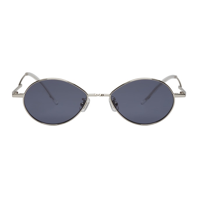 Photo: Gentle Monster Silver and Grey Cobalt Sunglasses