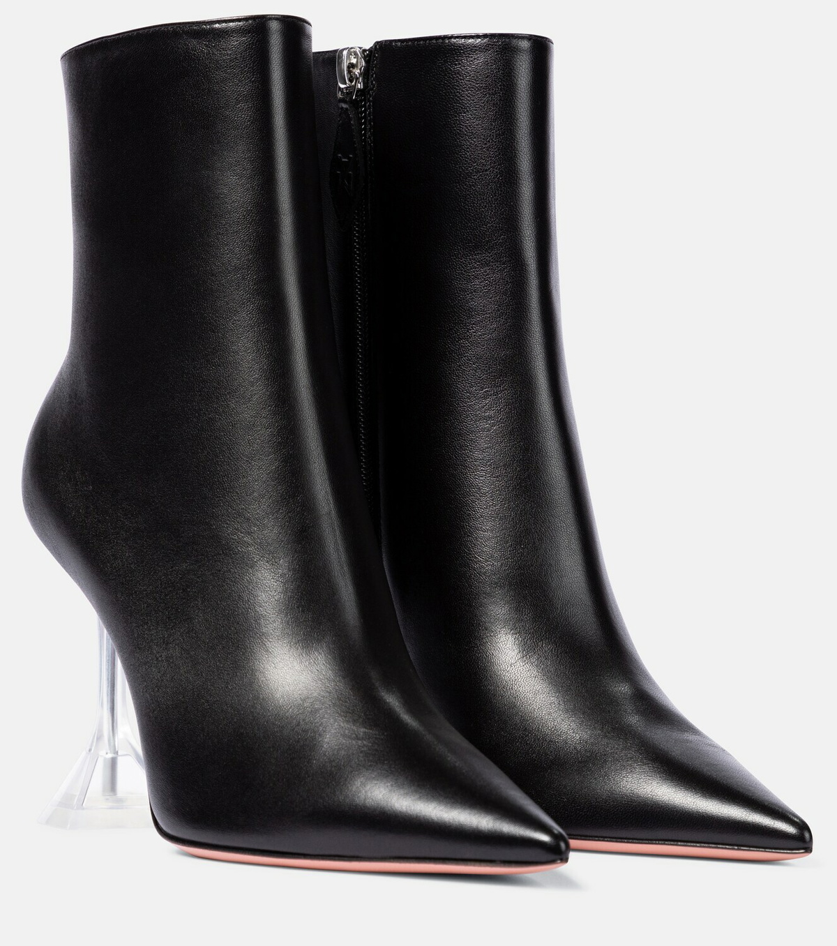 Amina Muaddi Black Ankle Boots main image 1