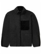Bellerose - Evan Corduroy-Panelled Fleece Jacket - Black