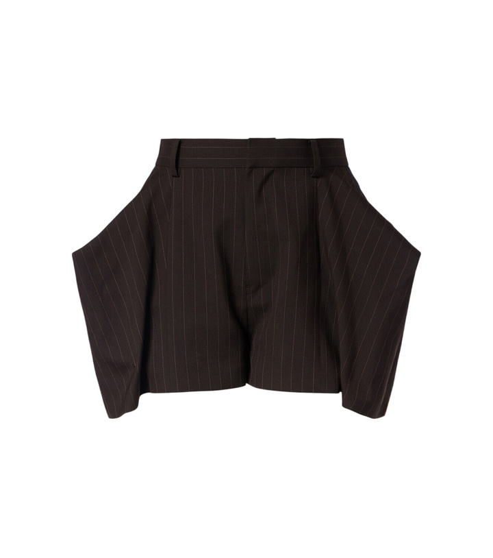 Photo: Sacai Striped Bermuda shorts