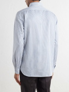 Boglioli - Button-Down Collar Striped Cotton Shirt - Blue