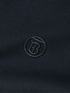 Burberry - Logo-Embroidered Cotton-Piqué Polo Shirt - Blue