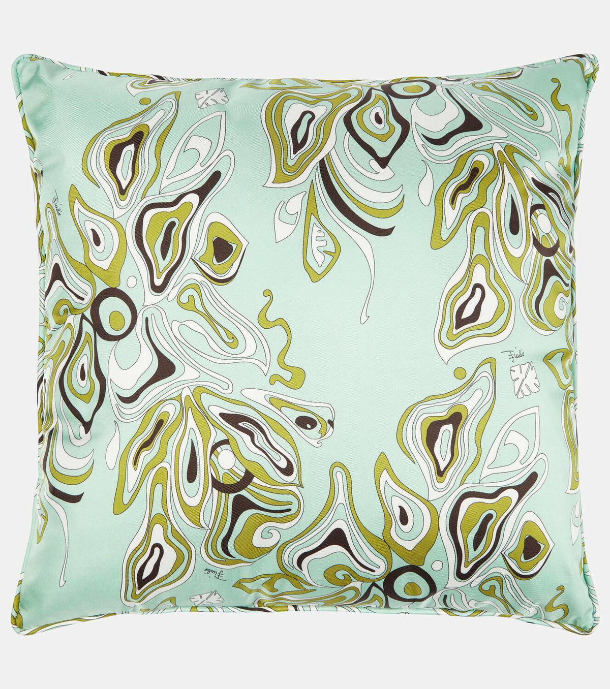 Pucci Printed silk cushion