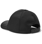 Bottega Veneta - Cotton-Blend Twill and Intrecciato Leather Baseball Cap - Men - Black