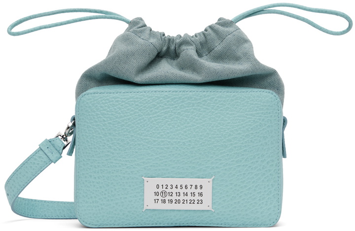 Photo: Maison Margiela Blue Logo Crossbody Bag