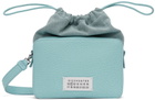 Maison Margiela Blue Logo Crossbody Bag
