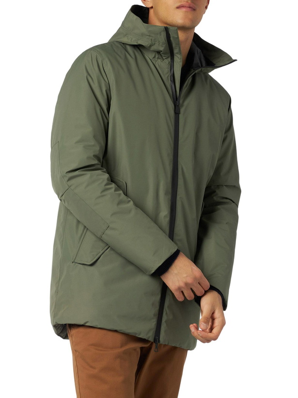 Photo: MC2 Saint Barth Man Hooded Military Green Voyager Parka Jacket