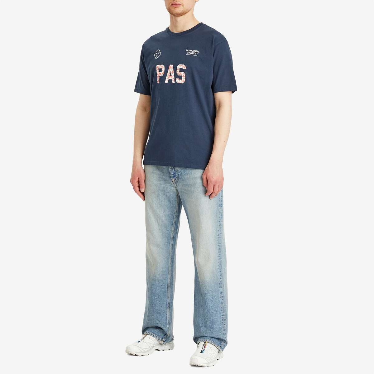 Pas Normal Studios Men's PAS Off-Race T-Shirt in Navy