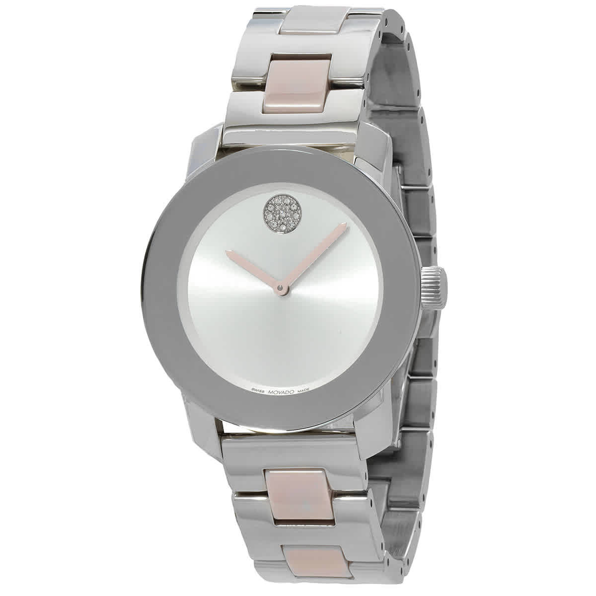 Movado Bold Quartz Silver Dial Ladies Watch 3600801 Movado