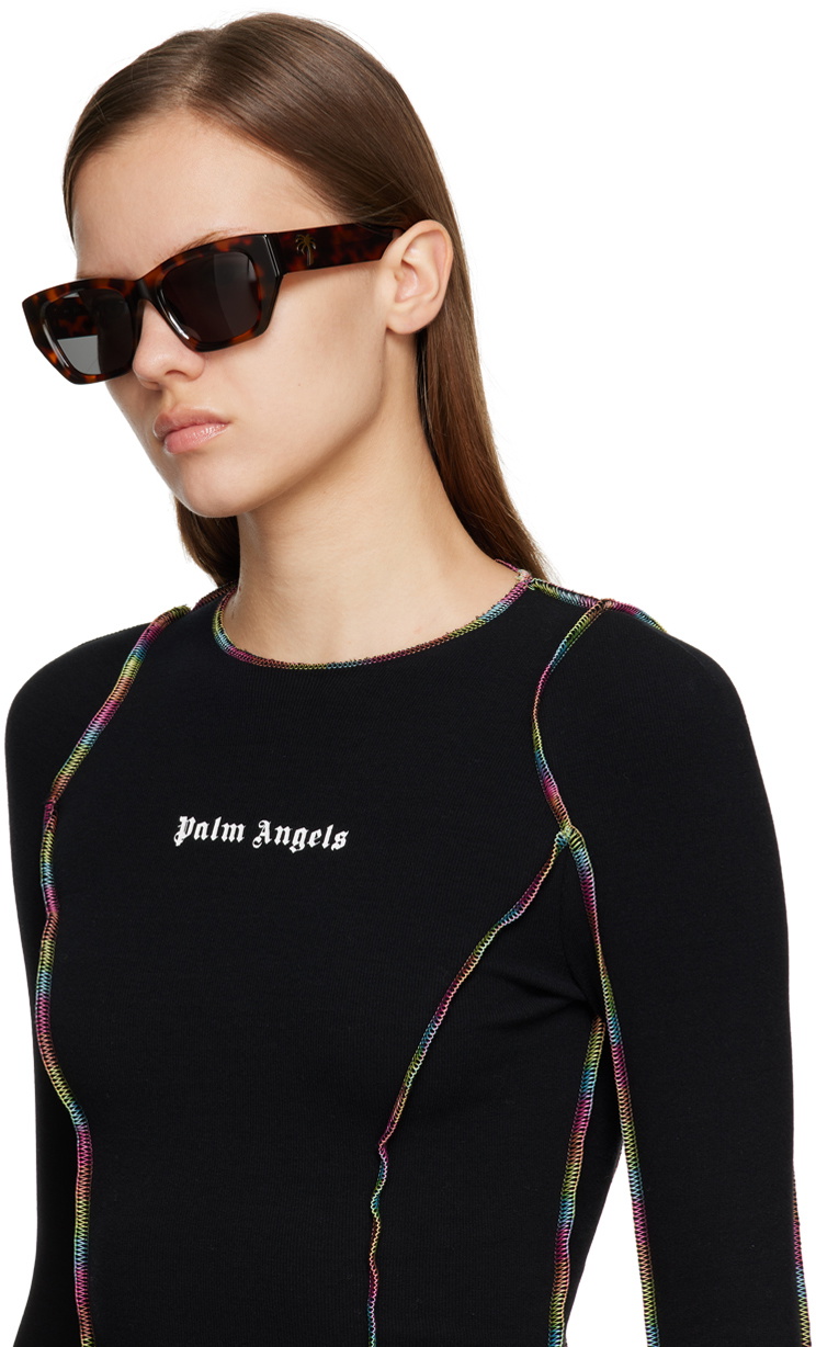 Palm Angels Hinkley Tortoise Sunglasses PALM ANGELS Hinkley - havana – Mondello 1962 main image 3