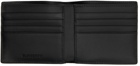 Burberry Black & Gray Check Bifold Wallet