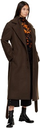 Commission Brown Belted Coat