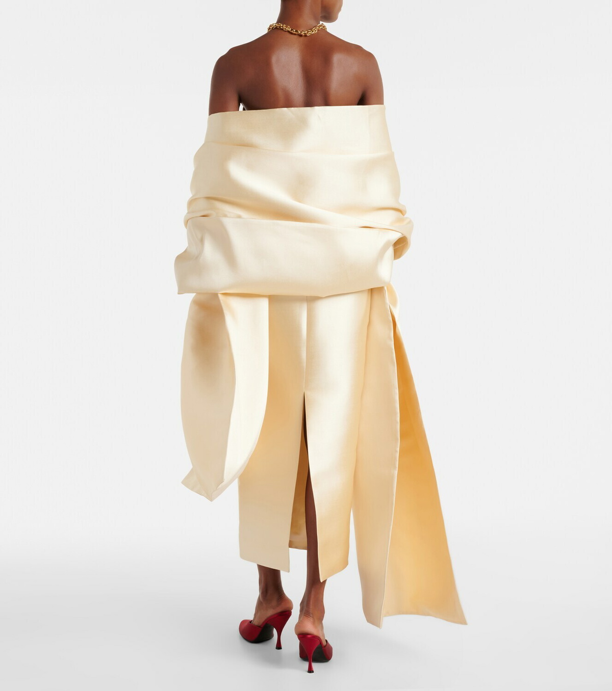 Solace London Renee caped gown