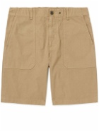 Rag & Bone - Cliffe Straight-Leg Peached-Cotton Shorts - Neutrals