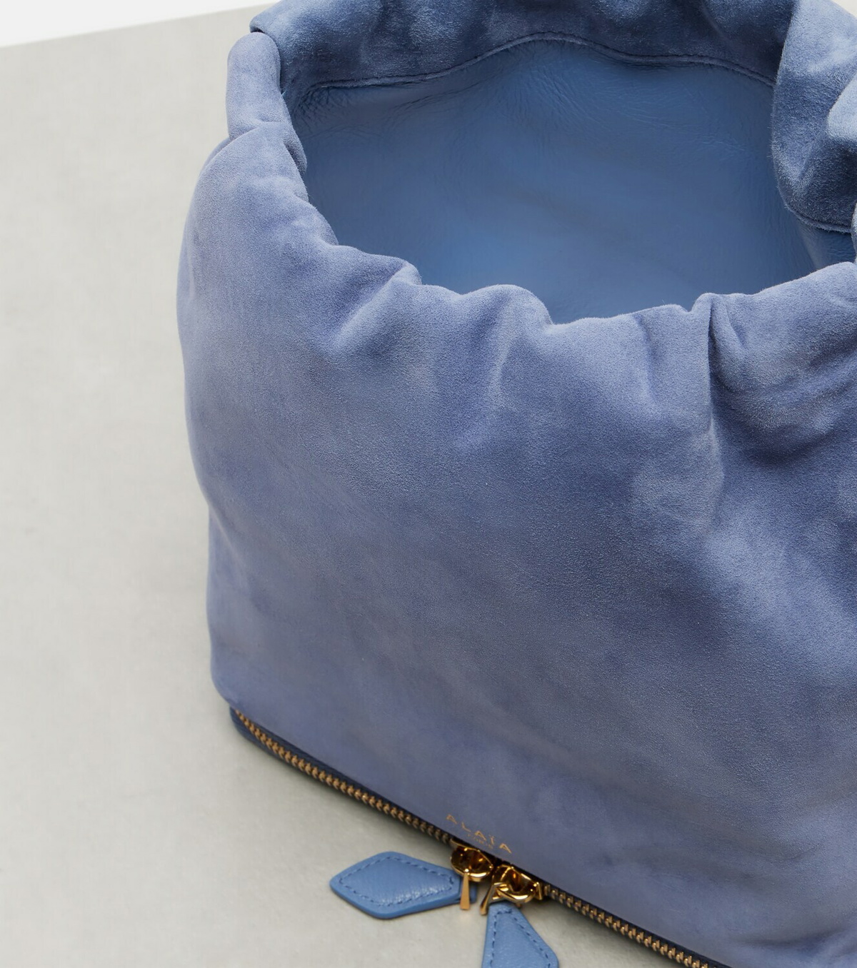Alaïa Le Pochon suede bucket bag