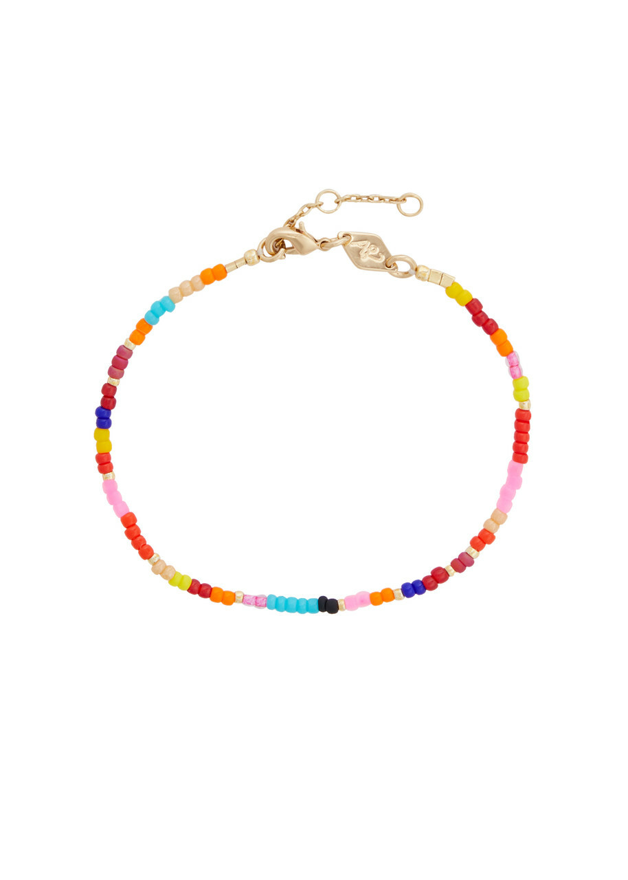 Anni LU Sunny Eldorado 18kt Gold-plated Beaded Bracelet - Multicoloured 1 - One Size