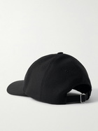 LOEWE - Logo-Appliquéd Cotton-Canvas Baseball Cap - Black