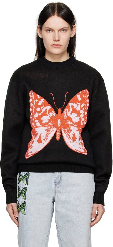 Photo: Butter Goods Black Butterfly Sweater