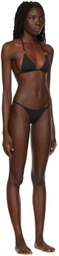 Louisa Ballou Black Mini Ring Bikini