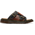 Dr. Martens Black Dayne 'Made In England' Applique Sandals