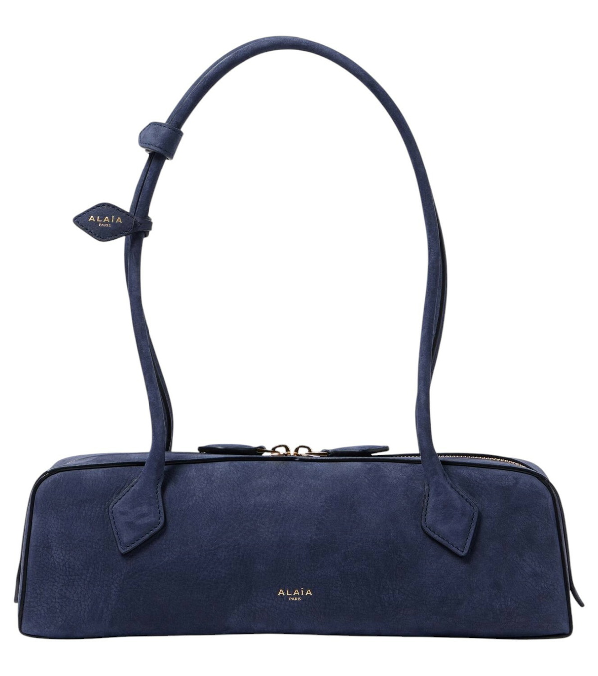 【関税&送料込】Alaia Teckel Small Suede Shoulder Bag Le Teckel Small suede shoulder bag in burgundy - Alaia